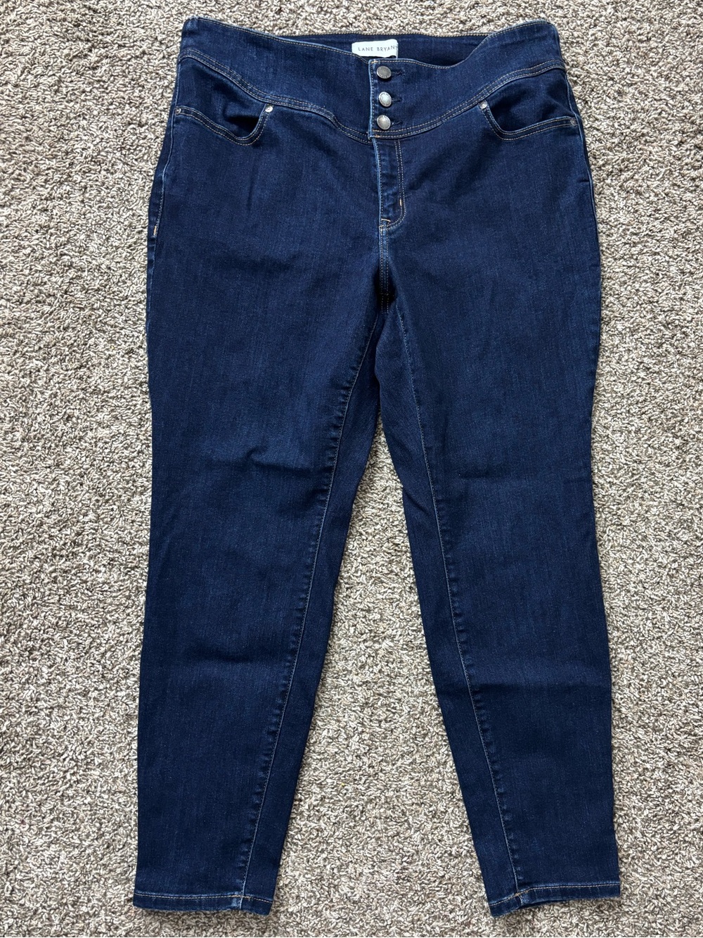 Lane Bryant Skinny High-Rise Jegging Flex Magic Waistband Jeans Woman 18